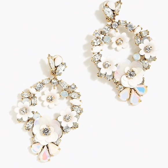 J. Crew Jewelry - j crew | garden wreath earrings
